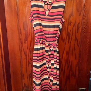 Size M multicolored summer dress